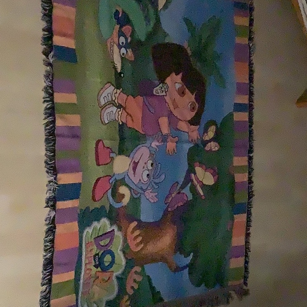 Dora the Explorer Kids' Tapestry Blanket